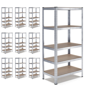 Steckregal 90 x 40 x 180 cm 10er Set