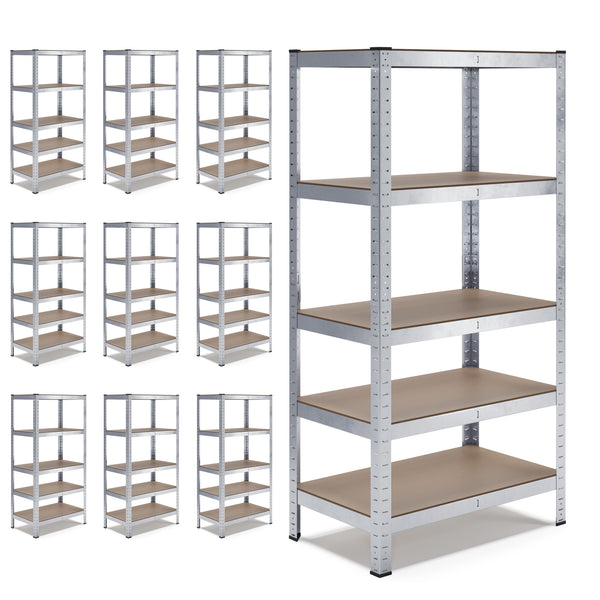Steckregal 90 x 40 x 180 cm 10er Set