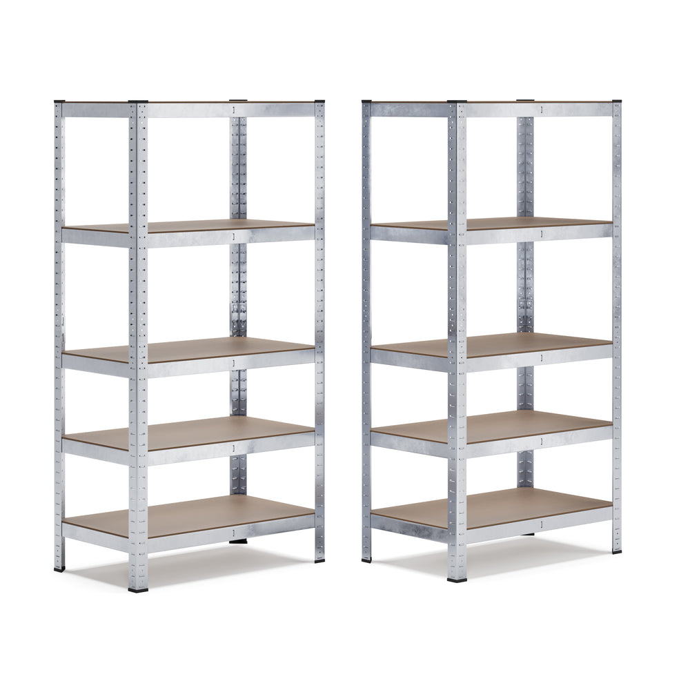 Scaffali a innesto in set da 2 (90 x 40 x 180 cm)