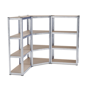 Steckregal Eckregal 3-teilig 160 cm