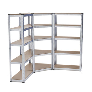 Steckregal Eckregal 3-teilig 180 cm