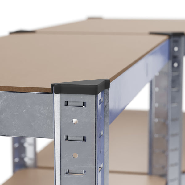 Steckregal Eckregal 3-teilig 180 cm