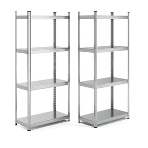 Steckregal Metall 80 x 40 x 180 cm 2er Set