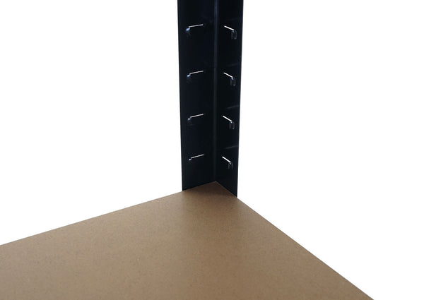 Steckregal Werkstattregal 175kg 180x90x40cm Schwarz