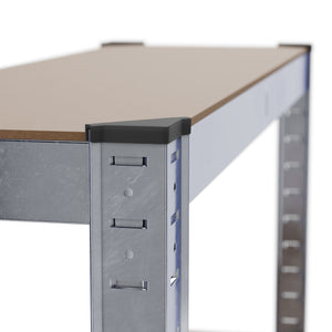 Steckregal mit Werkbank 100 x 60 x 180 cm