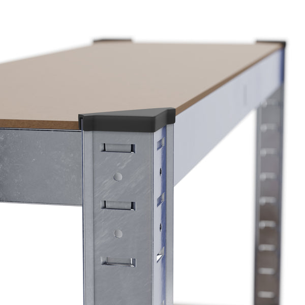 Steckregal mit Werkbank 100 x 60 x 180 cm