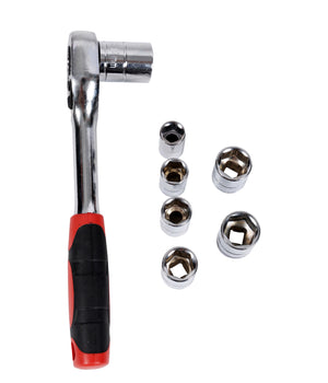 Set di chiavi a bussola e cricchetto, 108 pezzi