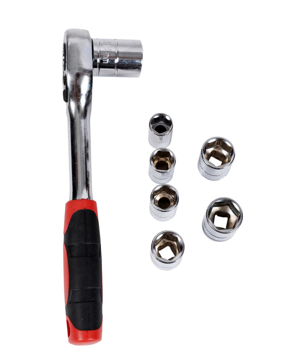 Set di chiavi a bussola e cricchetto, 108 pezzi