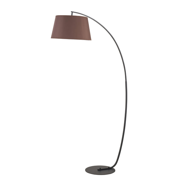 Stehlampe Bogenlampe KERNO braun/schwarz