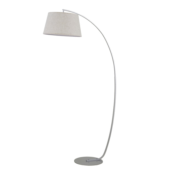 Stehlampe Bogenlampe KERNO beige/silber