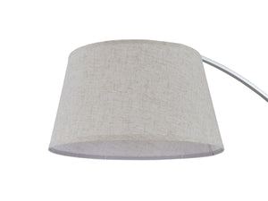 Stehlampe Bogenlampe KERNO beige/silber