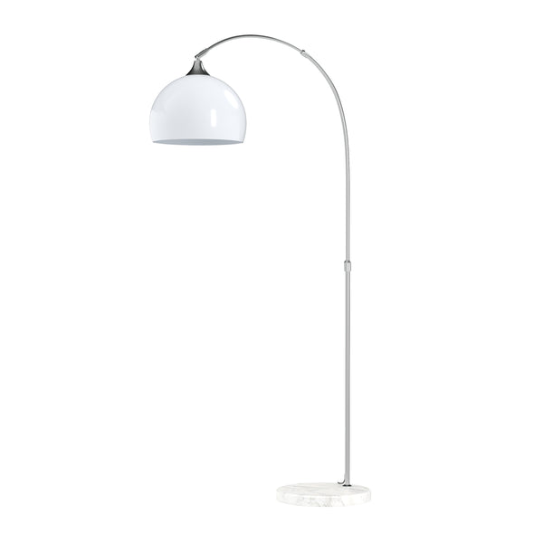 Stehlampe Bogenlampe SOLACE weiss