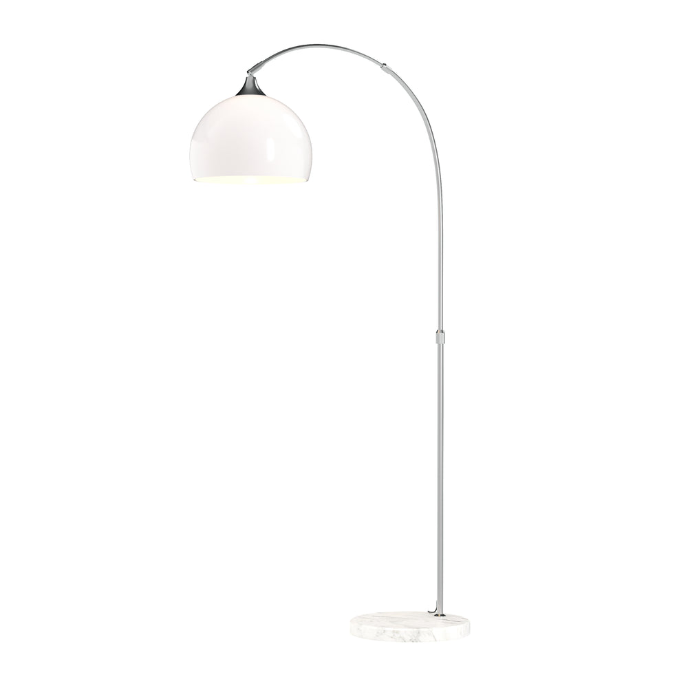 Floor lamp arc lamp SOLACE white