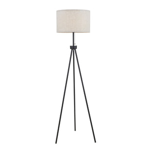 Stehlampe LUZIA beige/schwarz