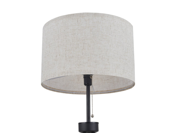Stehlampe LUZIA beige/schwarz