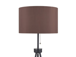 Stehlampe LUZIA braun/schwarz