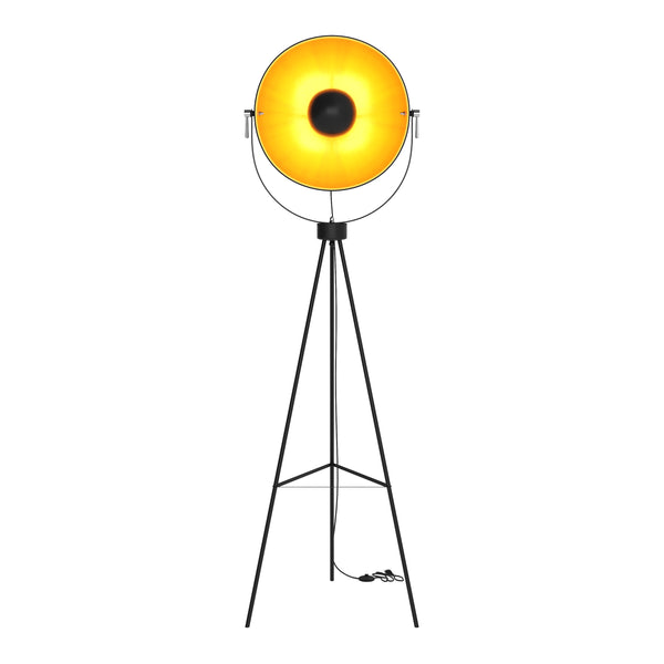 Stehlampe NOVA schwarz/gold