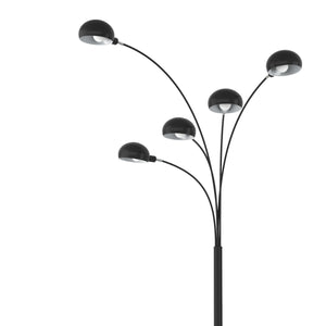 Stehlampe PALMYS 5 flammig schwarz
