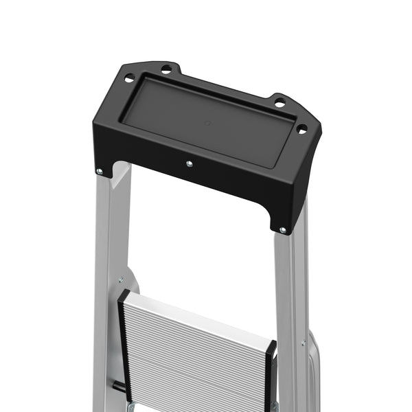 Scala a pioli 5 gradini argento/nero