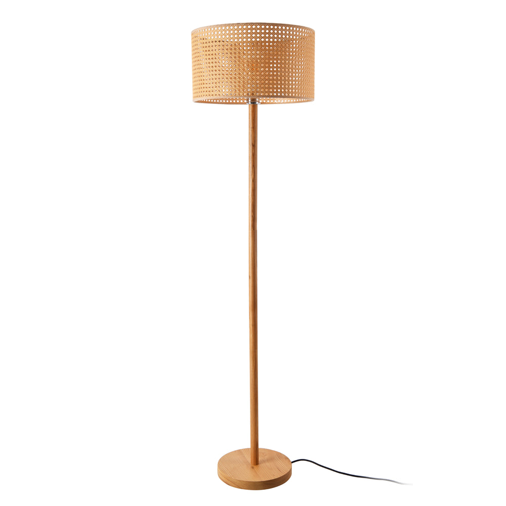Floor lamp Rochdale E27 Yellow-brown