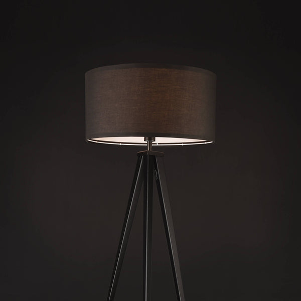 Stehlampe Faro 153cm Schwarz