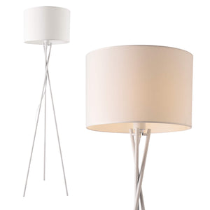 Stehlampe Grenoble 154cm Weiss