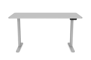 Bureau assis-debout électrique BASIC gris 140 x 70 cm