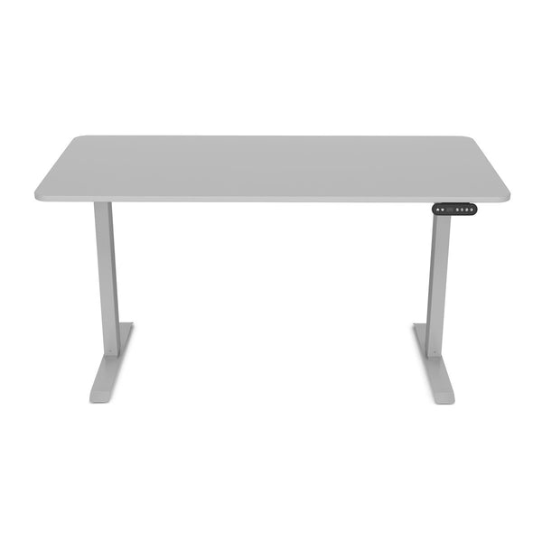 Bureau assis-debout électrique BASIC gris 140 x 70 cm