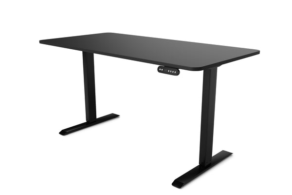 Bureau assis-debout électrique BASIC noir 140 x 70 cm