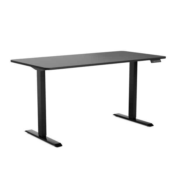 Bureau assis-debout électrique BASIC noir 140 x 70 cm