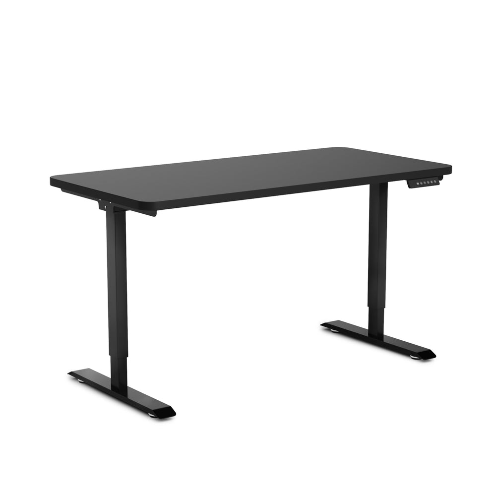 Stehpult elektrisch schwarz 120 x 60 cm