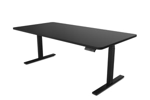 Electric standing desk, black, 180 x 90 cm