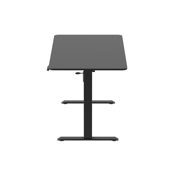 Scrivania elettrica in piedi BUDGET nera 120 x 60 cm