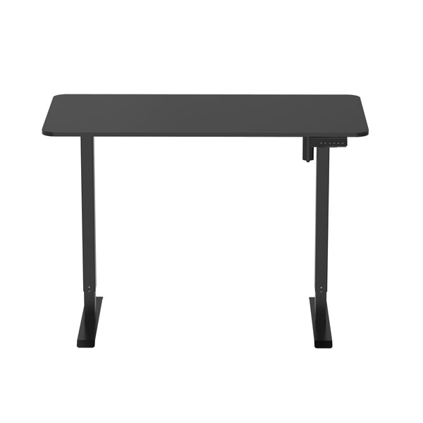 Scrivania elettrica in piedi BUDGET nera 120 x 60 cm