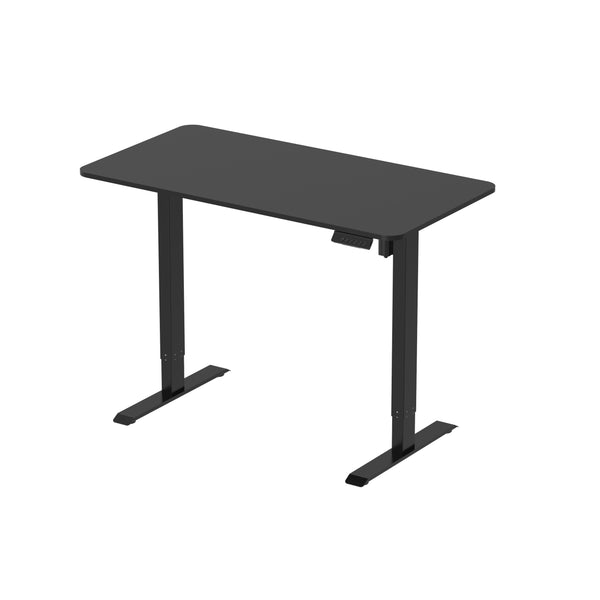 Scrivania elettrica in piedi BUDGET nera 120 x 60 cm