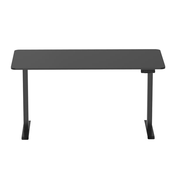 Scrivania elettrica in piedi BUDGET nera 120 x 60 cm