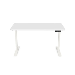 Electric standing desk, white, 120 x 60 cm