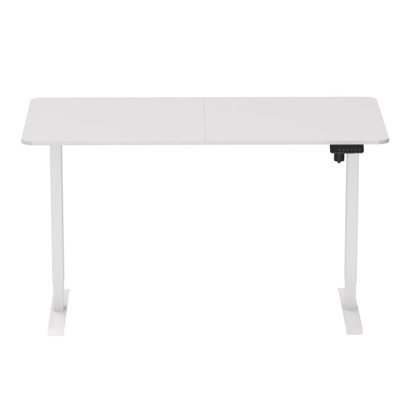 Bureau assis-debout électrique BUDGET blanc 140 x 70 cm