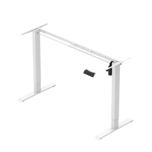 Bureau assis-debout électrique BUDGET blanc 140 x 70 cm