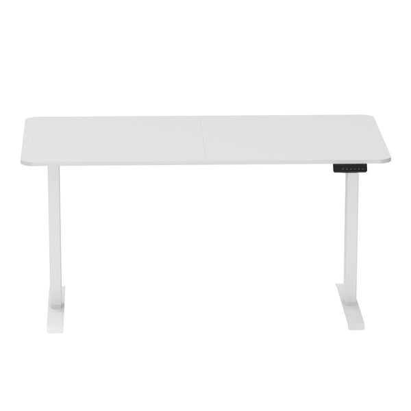 Bureau assis-debout électrique BUDGET blanc 140 x 70 cm