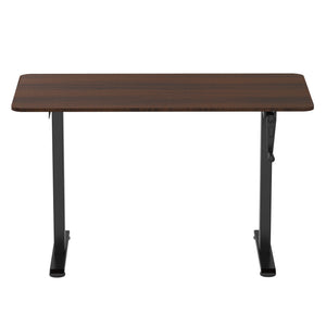 Stehpult manuell höhenverstellbar braun/schwarz 120 x 60 cm