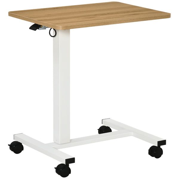 Scrivania in piedi, scrivania mobile con ruote, 70-110 cm