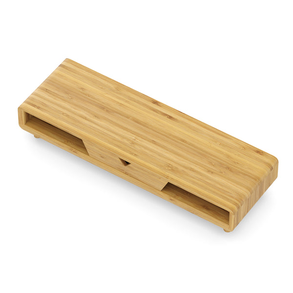 Monitorständer Bambus 62 x 20 x 12 cm natur