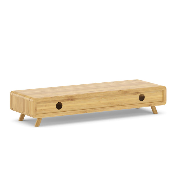 Monitorständer Bambus 62 x 20 x 12 cm natur