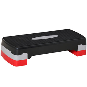 Steppbrett Aerobic Fitness Stepper 2-stufig Höhenverstellbar