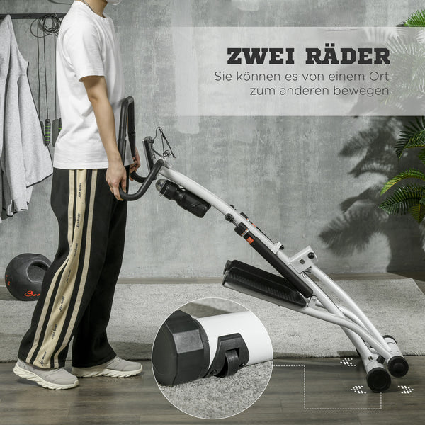 Stepper mit Handgriff Fitness Heimtrainer mit LCD-Bildschirm