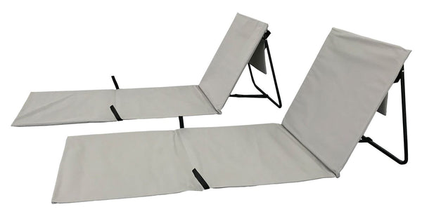 Strandmatte 2er Set grau