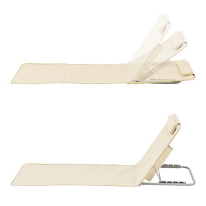 Strandmatte Donostia 2er Set Beige