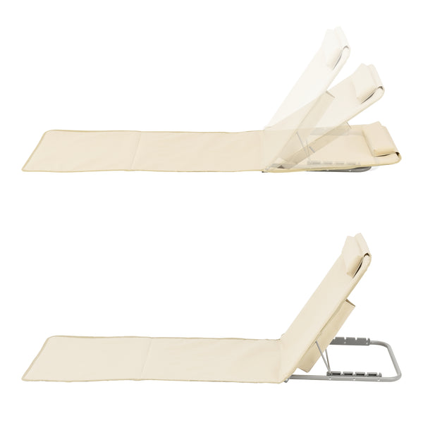 Strandmatte Donostia 2er Set Beige