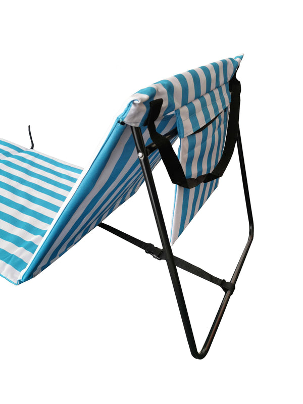 Strandmatte blau/weiss Doppelpack